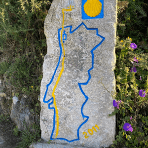 Der Jakobsweg auf der Stein-Karte 